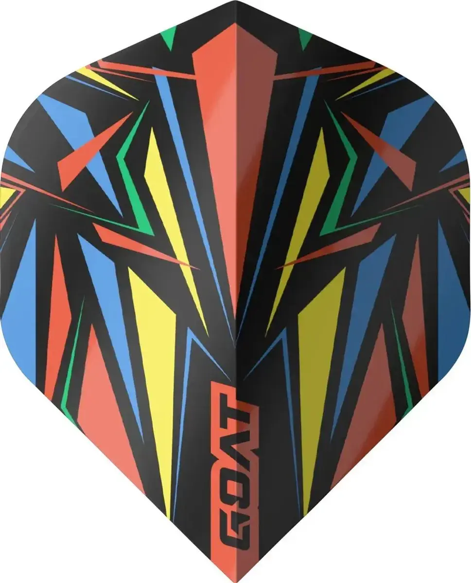 goat Athlete Red NO2 Dart Flights - 3 Stuks