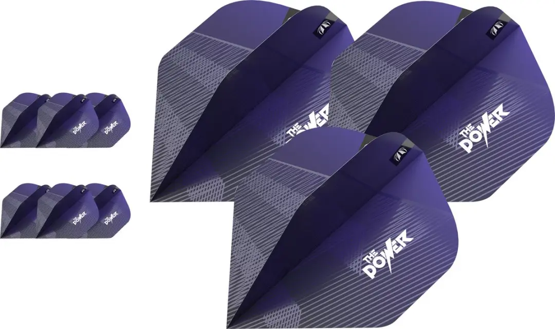 Target Power 336890 Dart Flights - Paars - 3 Stuks