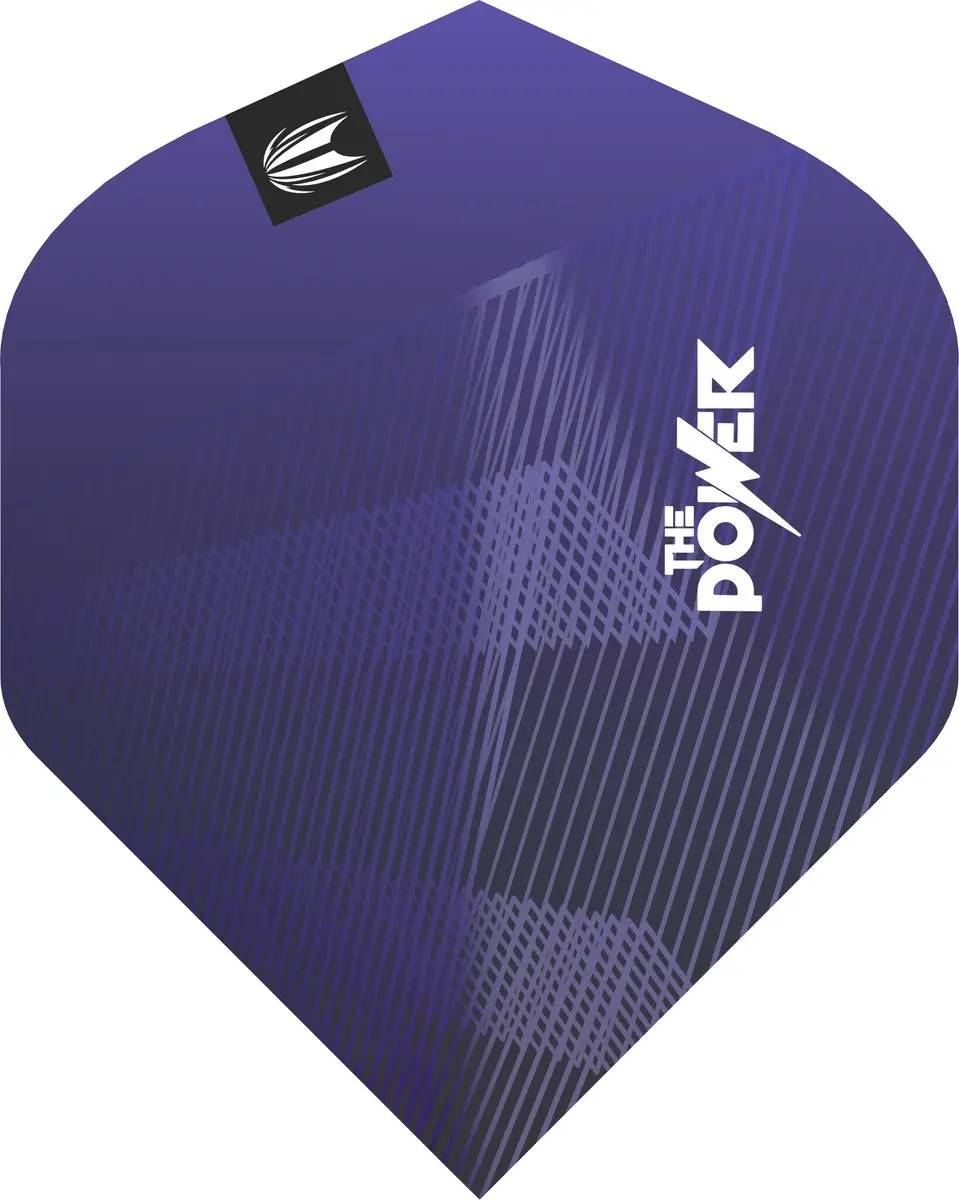 Target Power 336890 Dart Flights - Paars - 3 Stuks