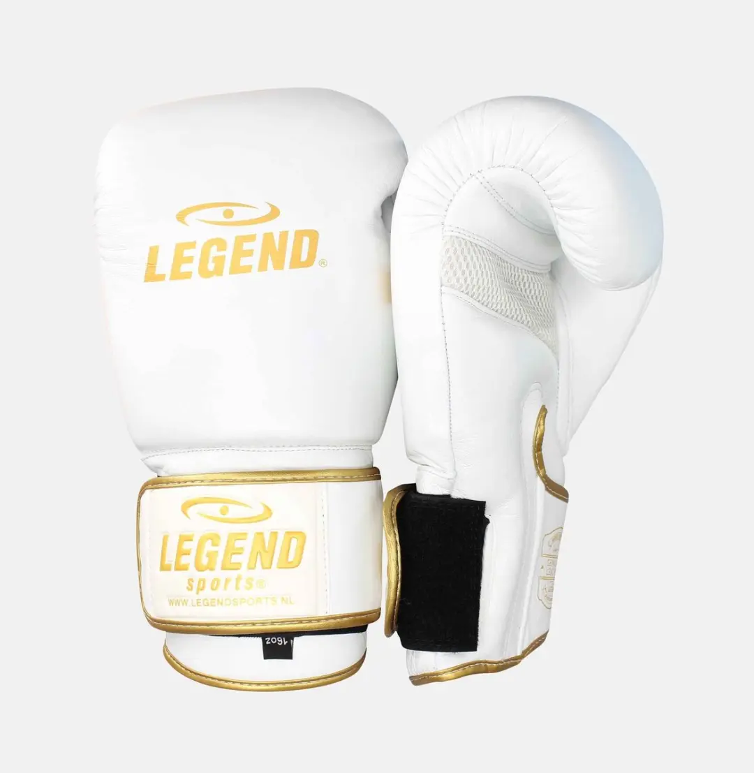 Legend STEALTH Elite Bokshandschoenen 16 oz - Wit/Goud