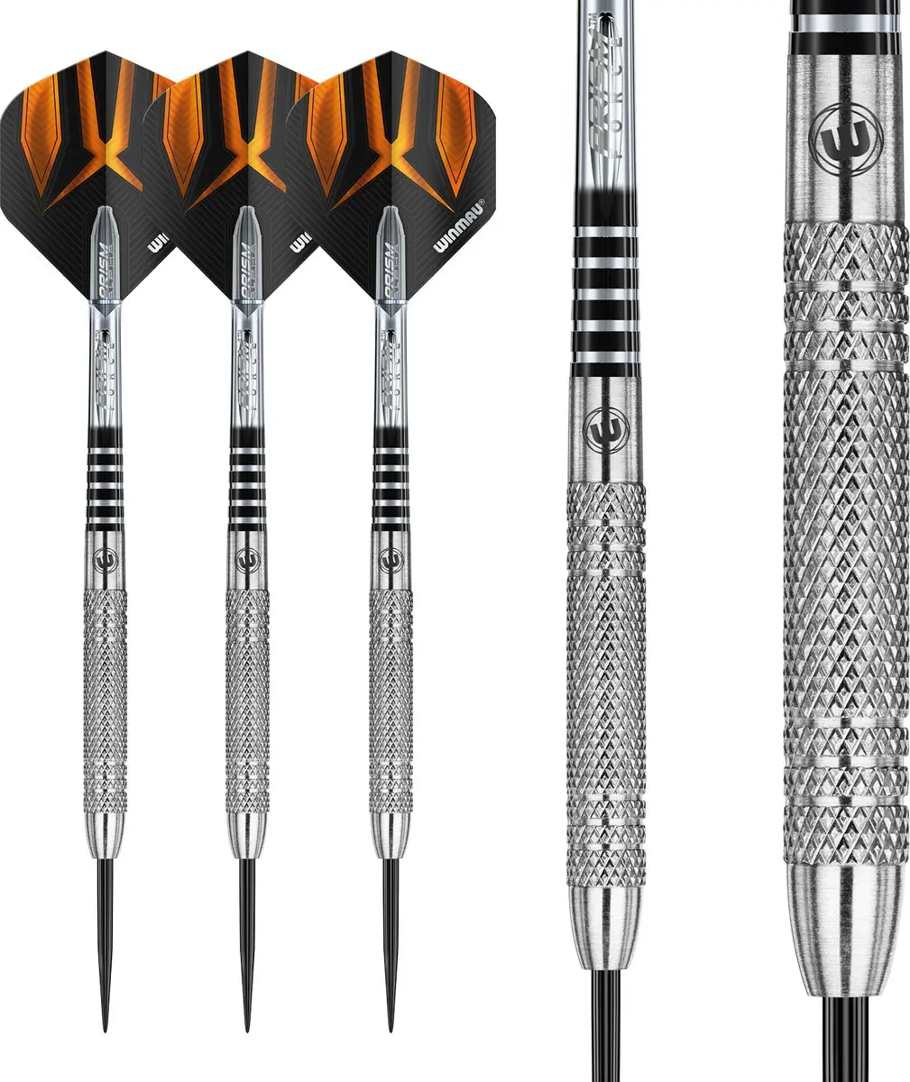 Winmau Vendetta 80% 21K Dartpijlen - 3 Stuks - Oranje/Zwart