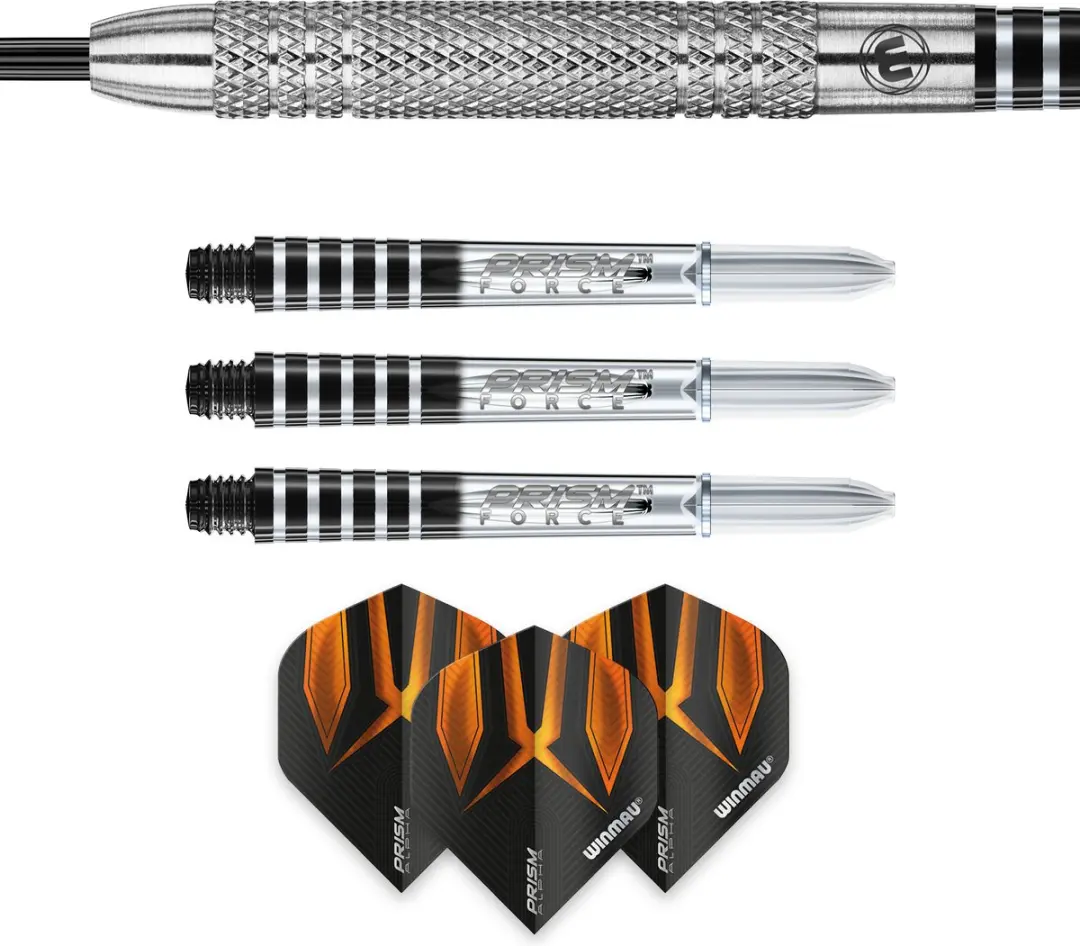 Winmau Vendetta 80% 21K Dartpijlen - 3 Stuks - Oranje/Zwart