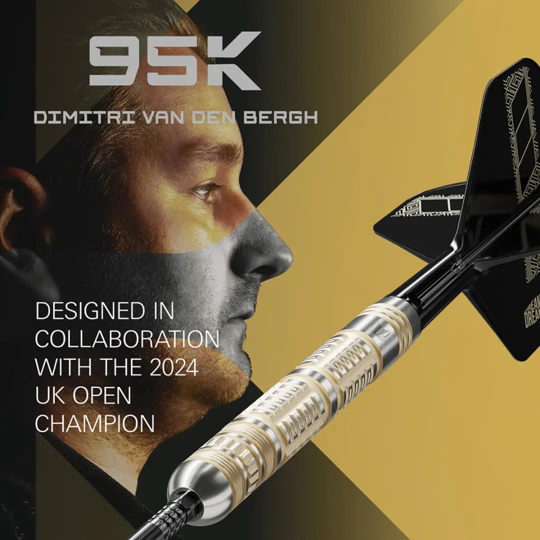 Target Dimitri van den Bergh 95K Swiss Point Dartpijlen - 3 Stuks