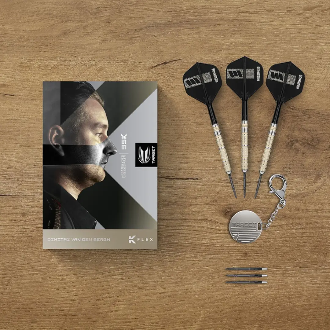 Target Dimitri van den Bergh 95K Swiss Point Dartpijlen - 3 Stuks