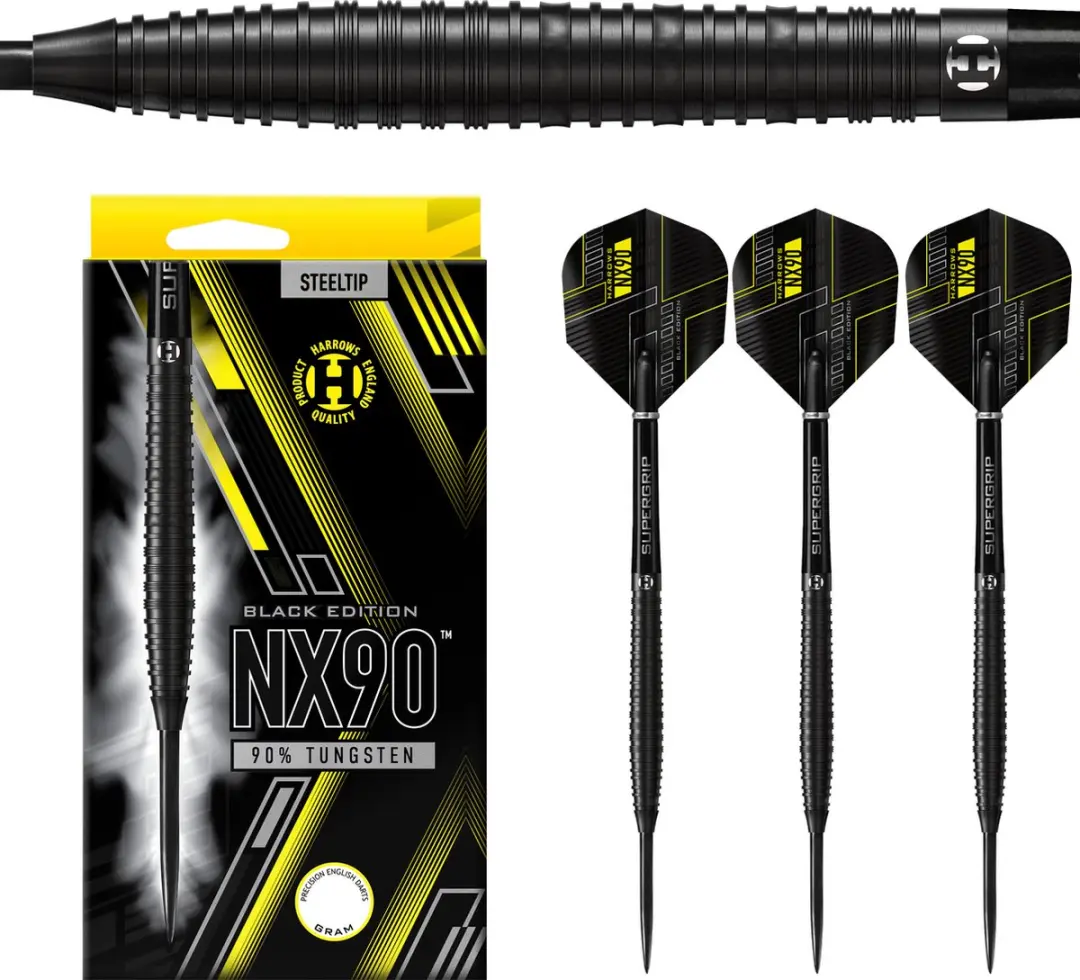 Harrows NX90 Black Edition Darts