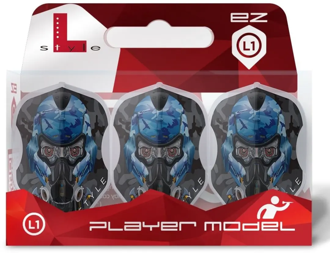 L-Style EZ L1 Berry V4 Type A Dart Flights F11029 - 3 Stuks