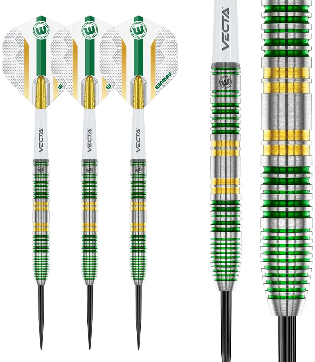 Winmau Xenon 90% Dartpijlen - 3 Stuks - Groen