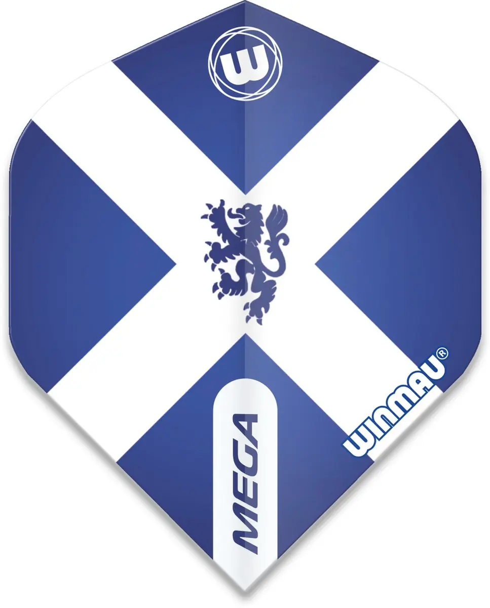 Winmau Mega Standard Scotland Dartvluchten 3 Stuks