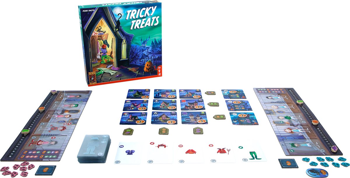 999 Games - Tricky Treats - Griezelig Gezelschapsspel - Halloween! - Winnaar Speelgoed van het jaar 2025