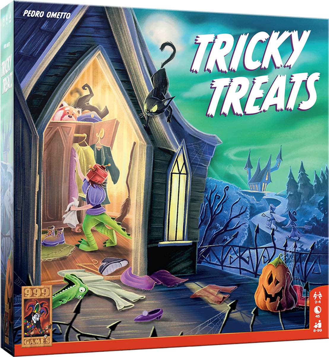 999 Games - Tricky Treats - Griezelig Gezelschapsspel - Halloween! - Winnaar Speelgoed van het jaar 2025