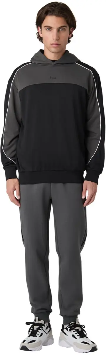 Fila Rivoli Sporttrui Heren - Zwart-Grijs XL