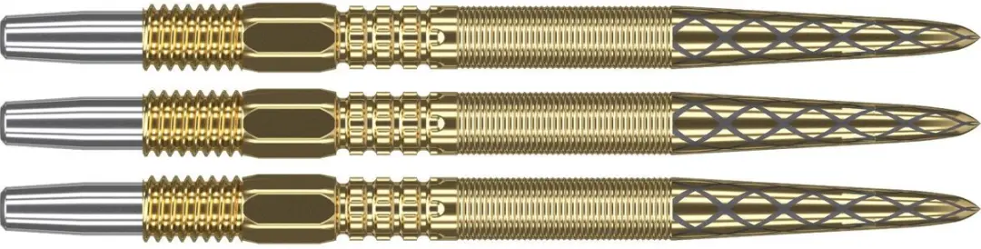 Target Swiss DX Points Goud 340050 - 3 Stuks