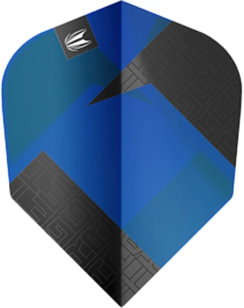 Target Tag 3 Set NO6 Dart Flights - Blauw/Zwart