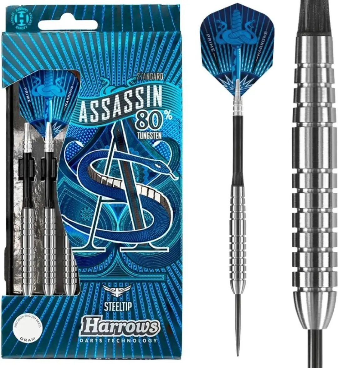 Harrows Assassin RG 80% Dartpijlen 3 Stuks