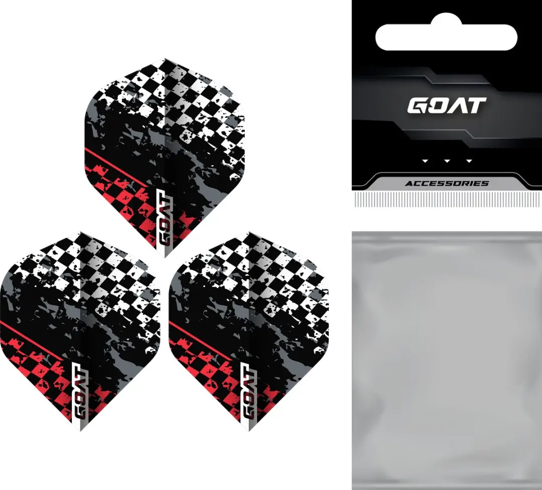 goat Finish Line Flights - 3 Stuks