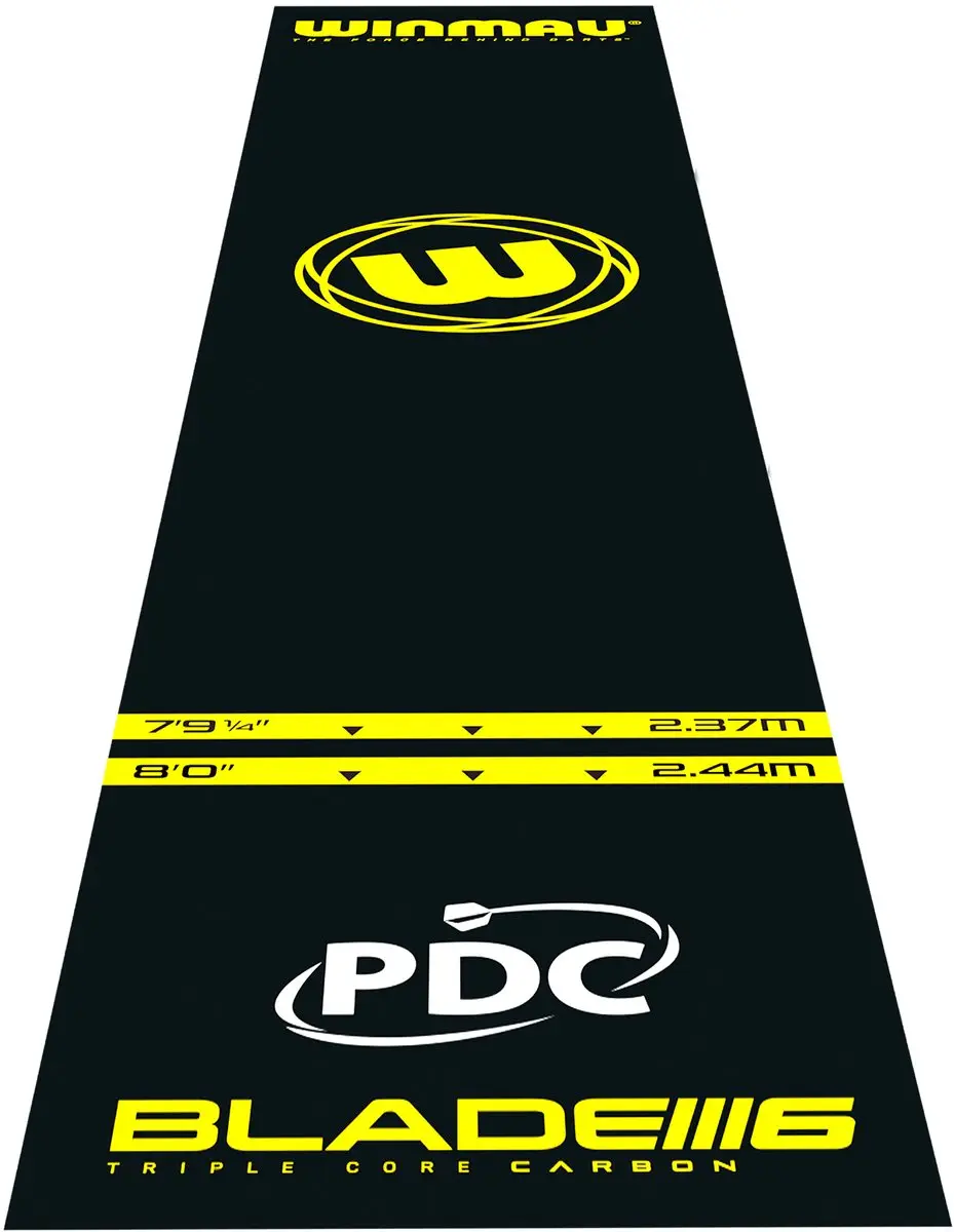 Winmau Pro Zone Essential PVC Dartmat - Zwart