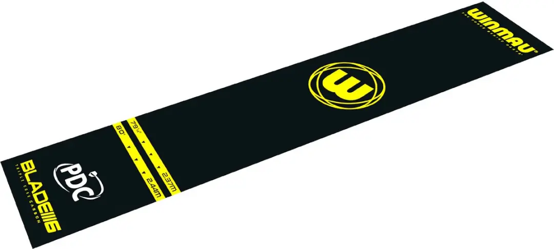Winmau Pro Zone Essential PVC Dartmat - Zwart