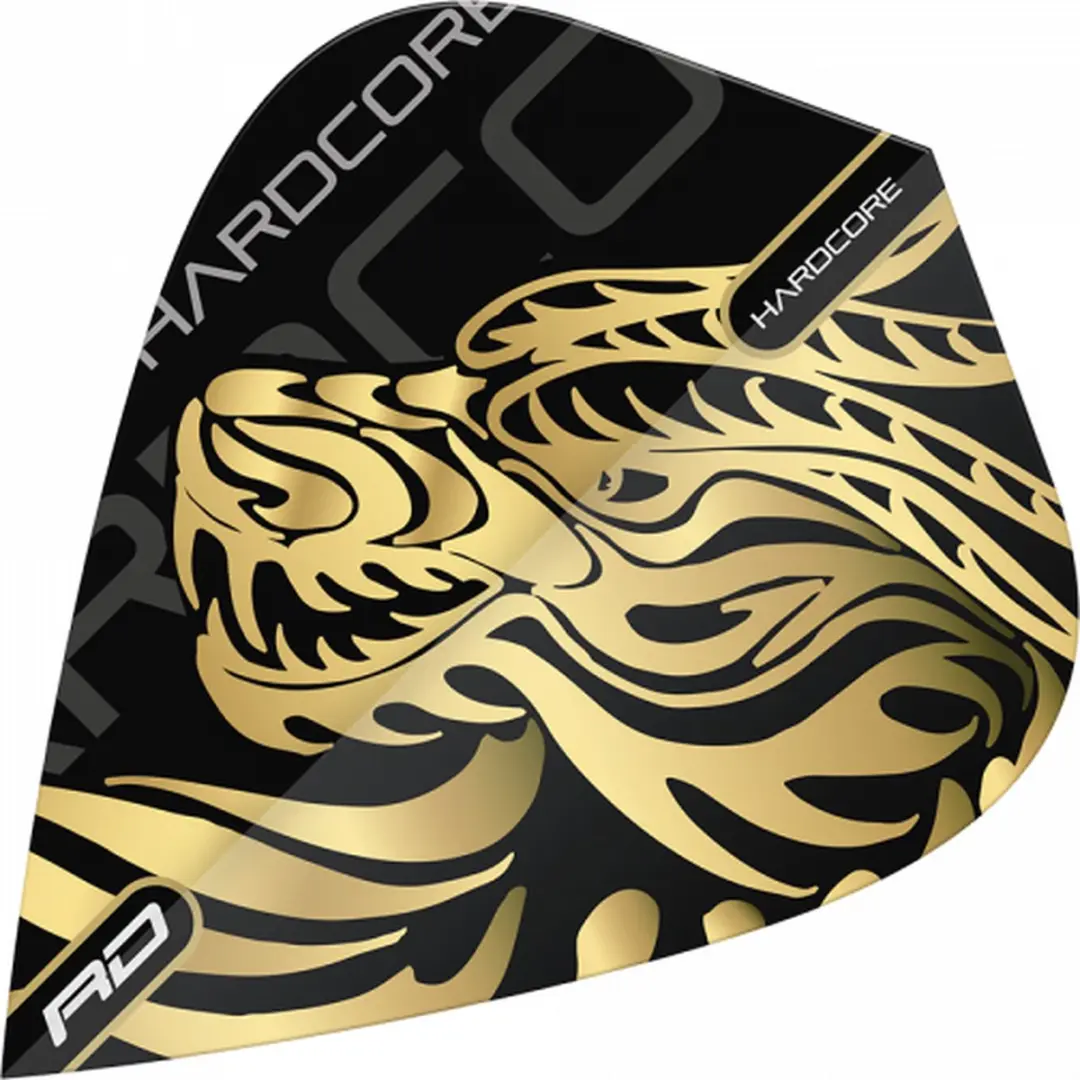 Red Dragon Jonny Clayton Hardcore Dragon Gold Dart Flights TF6722 - 3 Stuks