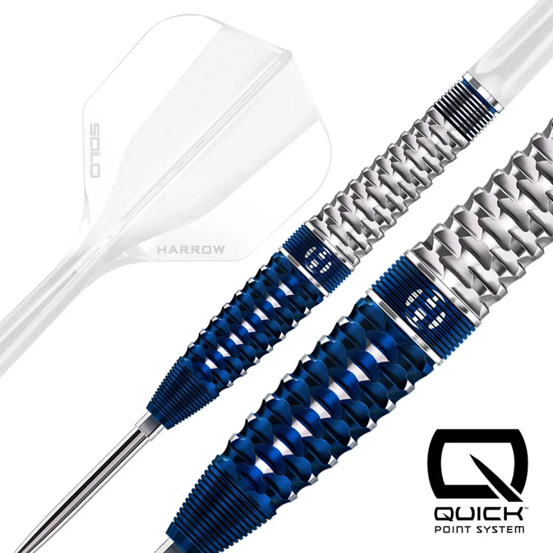 Harrows Geo Torpedo 24Gr - 3 Stuks - Blauw/Zilver