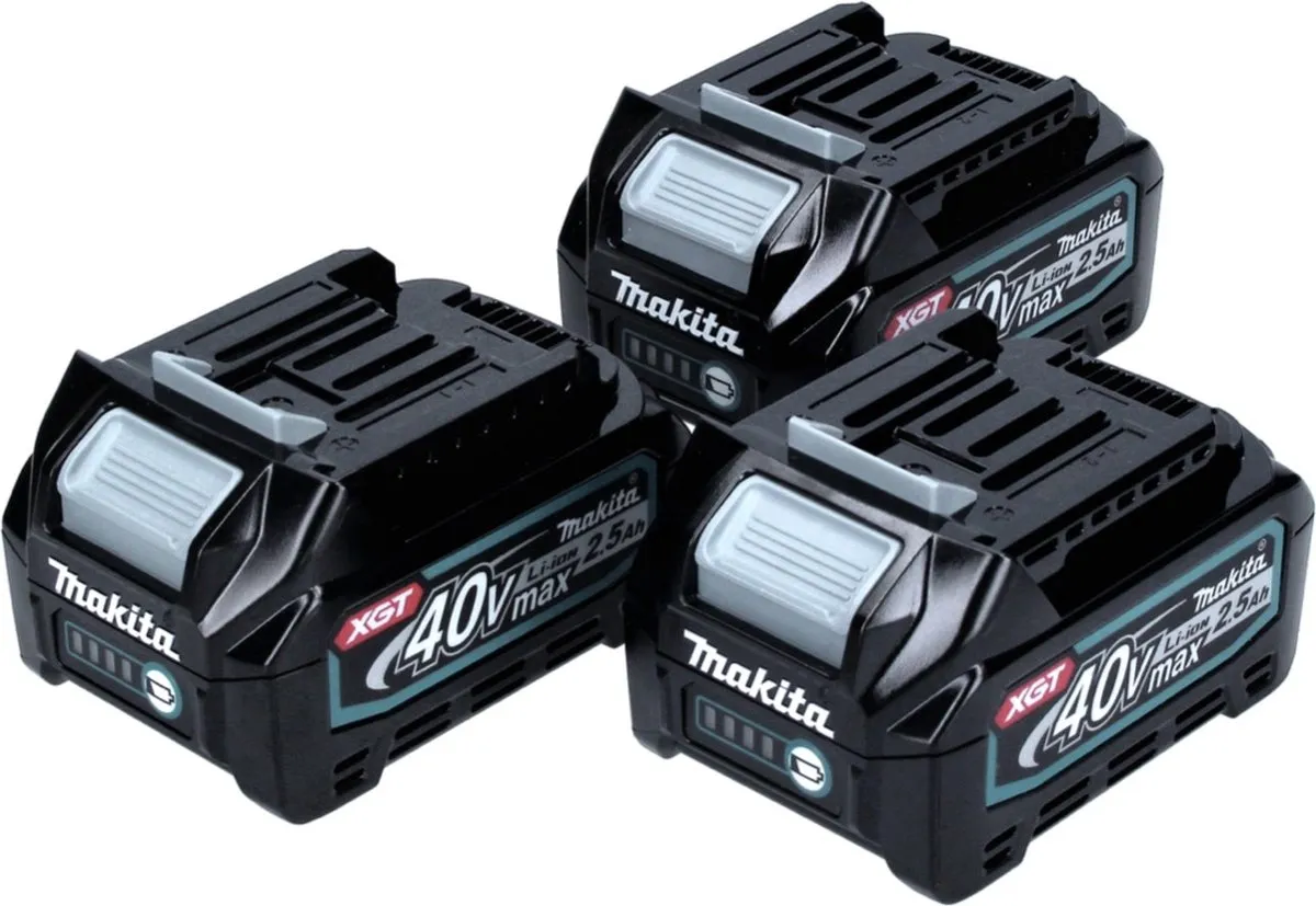 Makita BL 4025 XGT 3x Accu 40V 2,5Ah - IP64