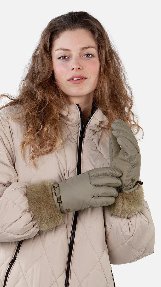 Barts Empire Skiglovens Dames - S - Groen