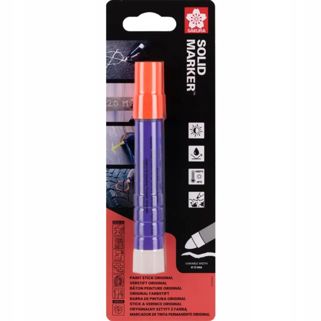 Sakura Solid Marker Neon Oranje - 135mm