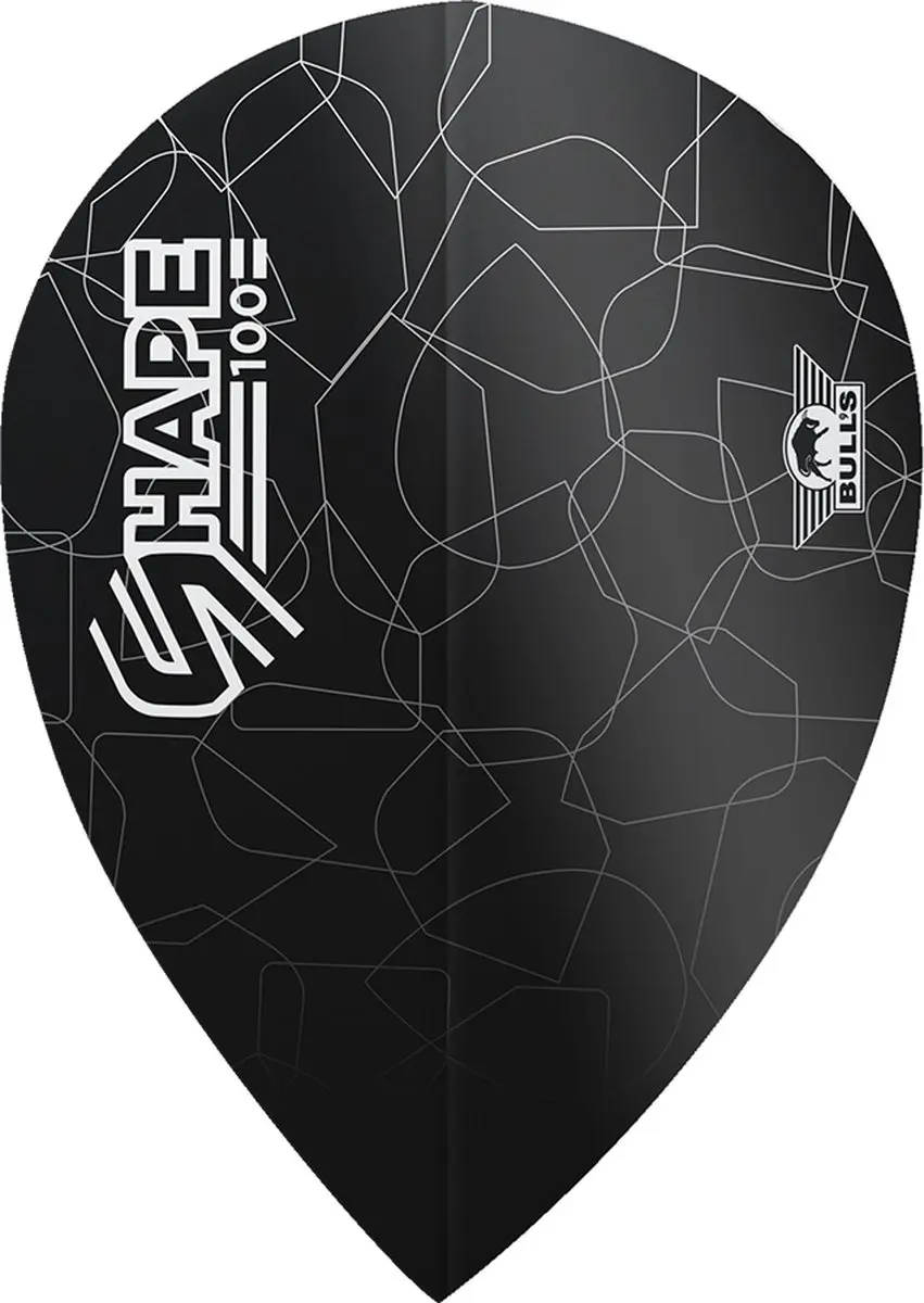 Bull's Shape 100 Pear Dartflight