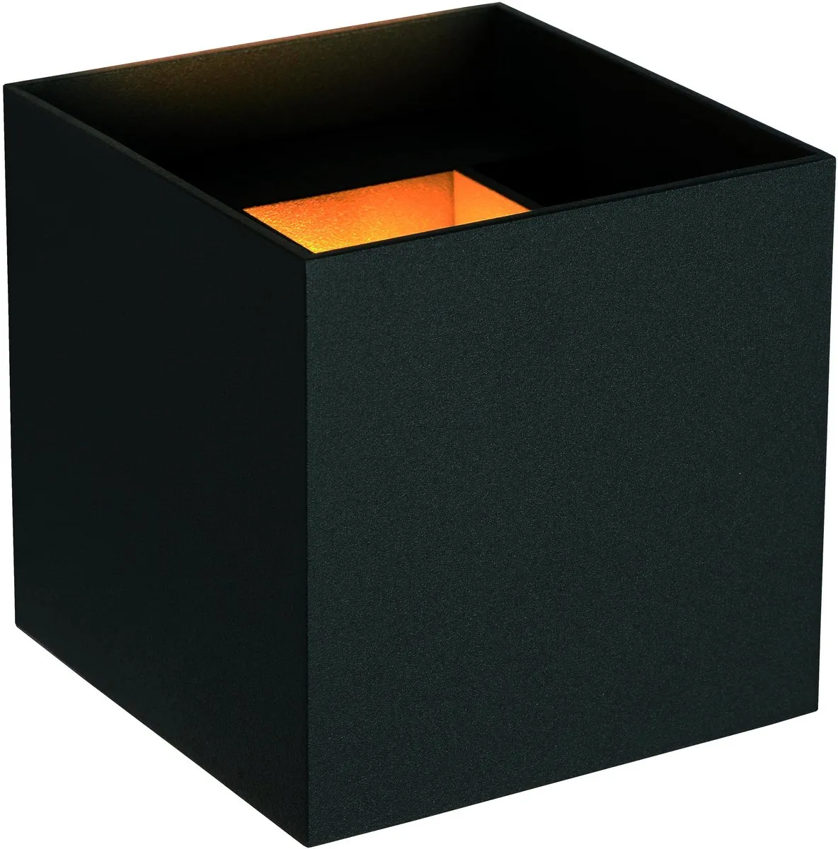 Lucide AXI Wandspot Badkamer - 2x7W 2700K IP54 - Zwart