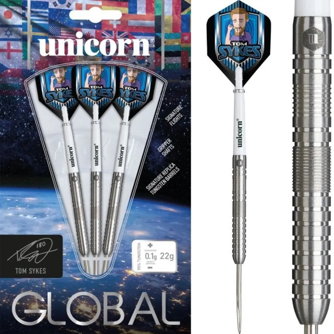 Unicorn Tom Sykes 90% Dartpijlen