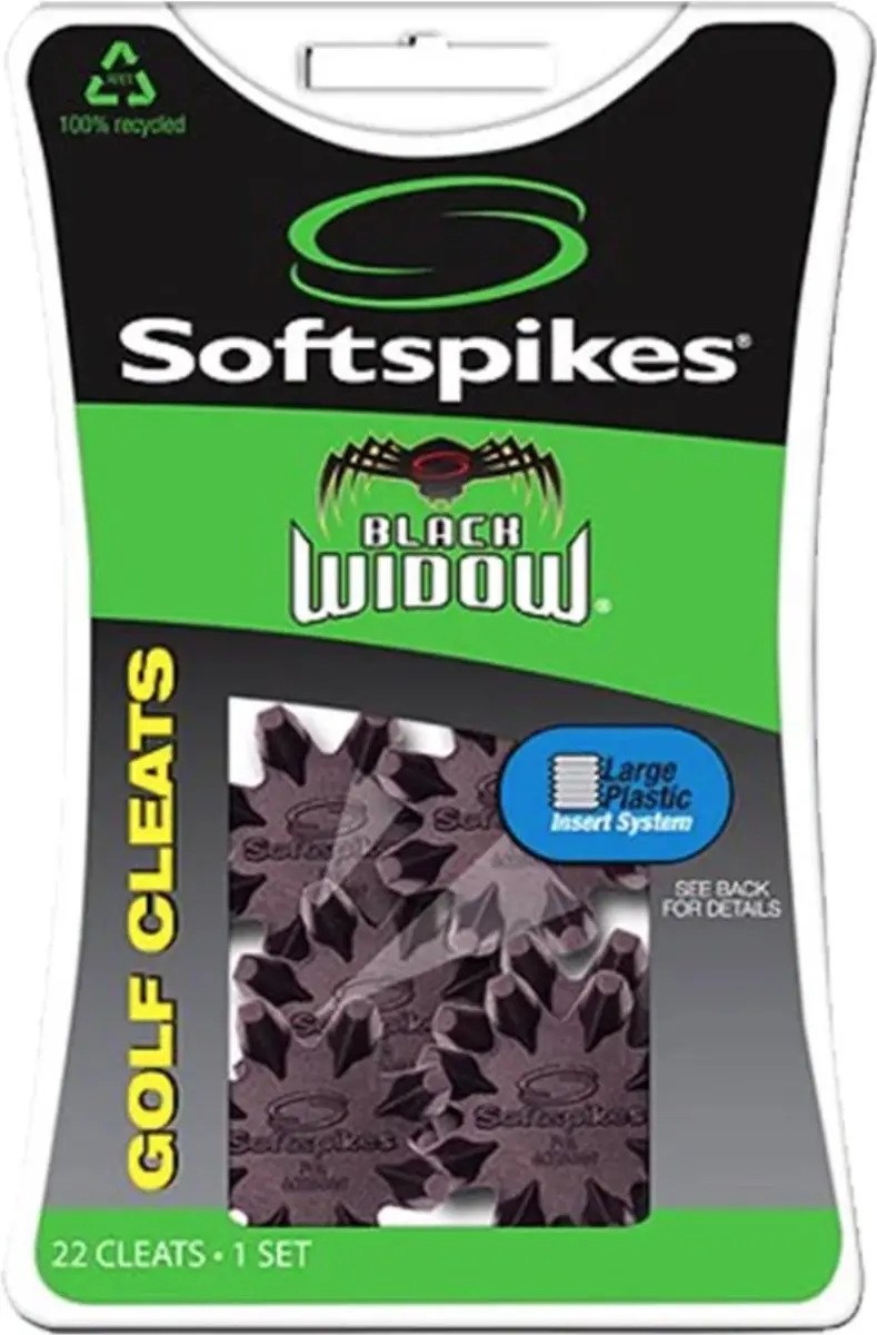 Legend Black Widow Softspikes Large - 22 Stuks - Zwart
