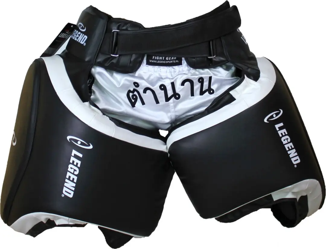 Legend Leg Protector PU - One Size - Zwart/Wit