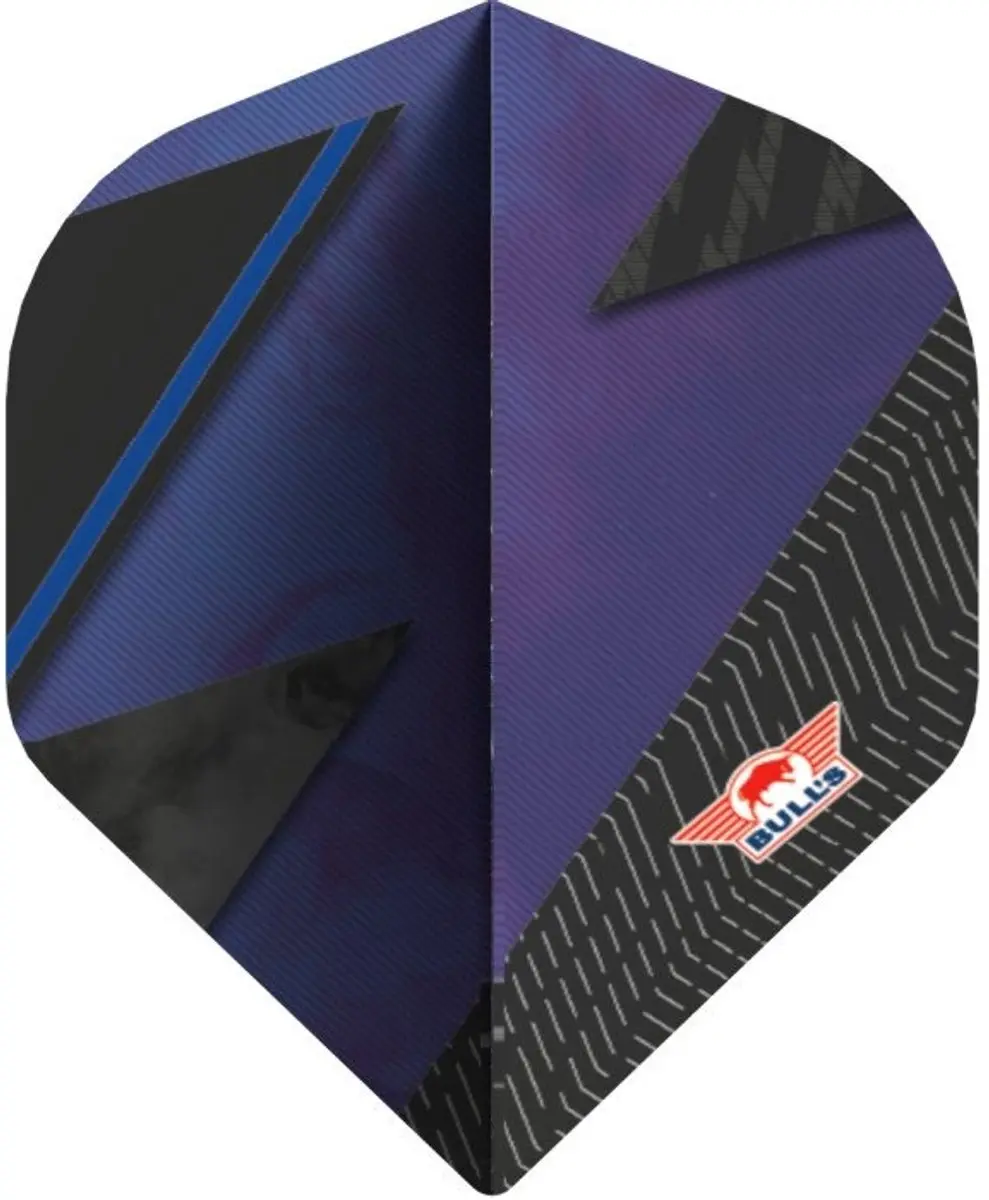 Bull's Series 100 Lightning Blue NO2 Dart Flights - 3 Stuks