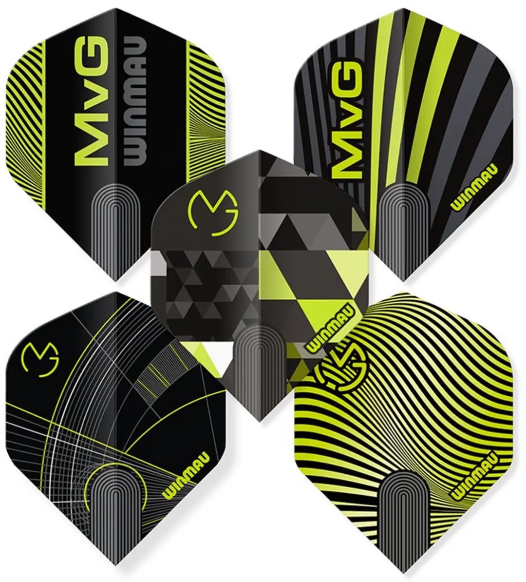 Winmau Michael van Gerwen Prism Flight Collection Dart Flights - 3 Stuks - afbeelding 6 van 6