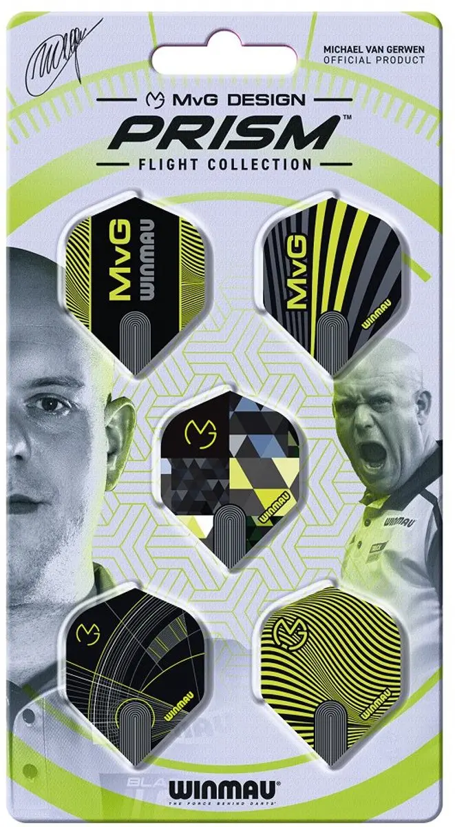 Winmau Michael van Gerwen Prism Flight Collection Dart Flights