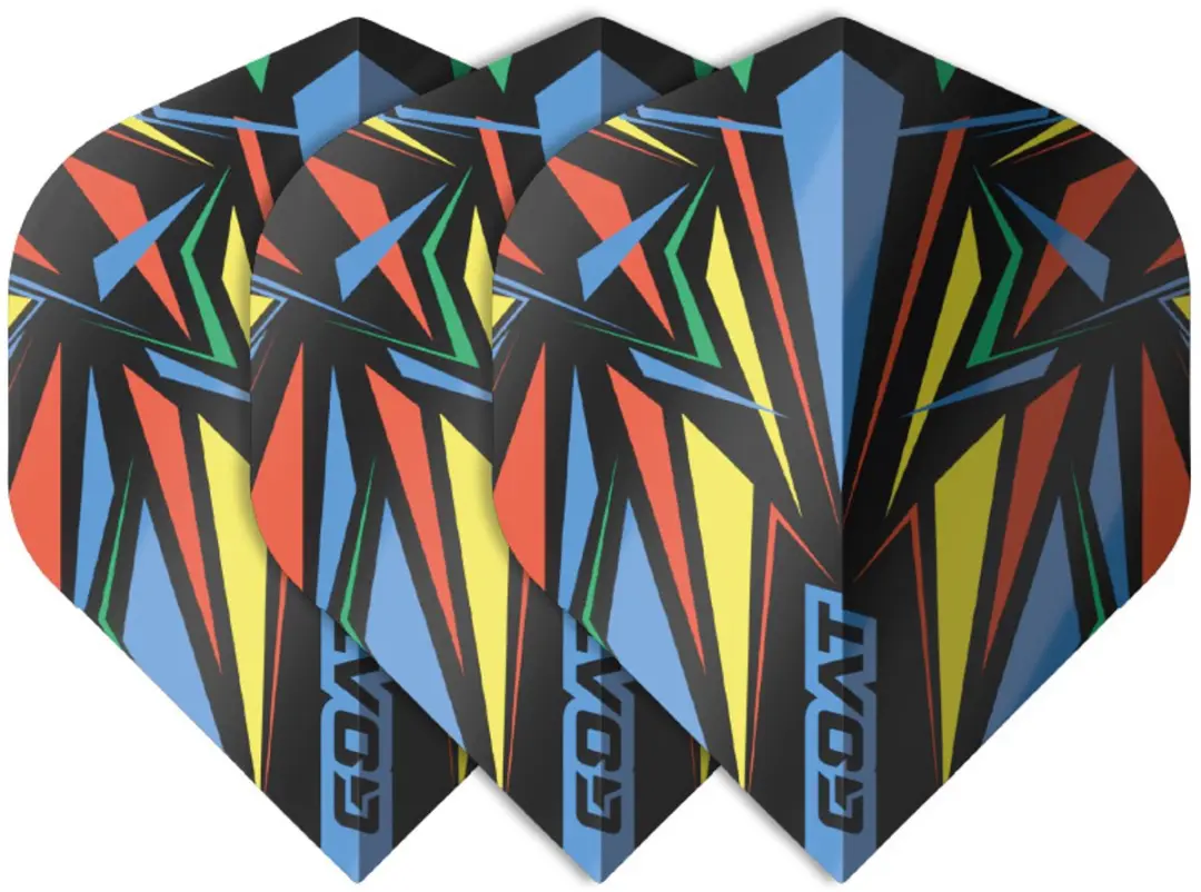 goat Athlete Blue NO2 Dart Flights - 3 Stuks