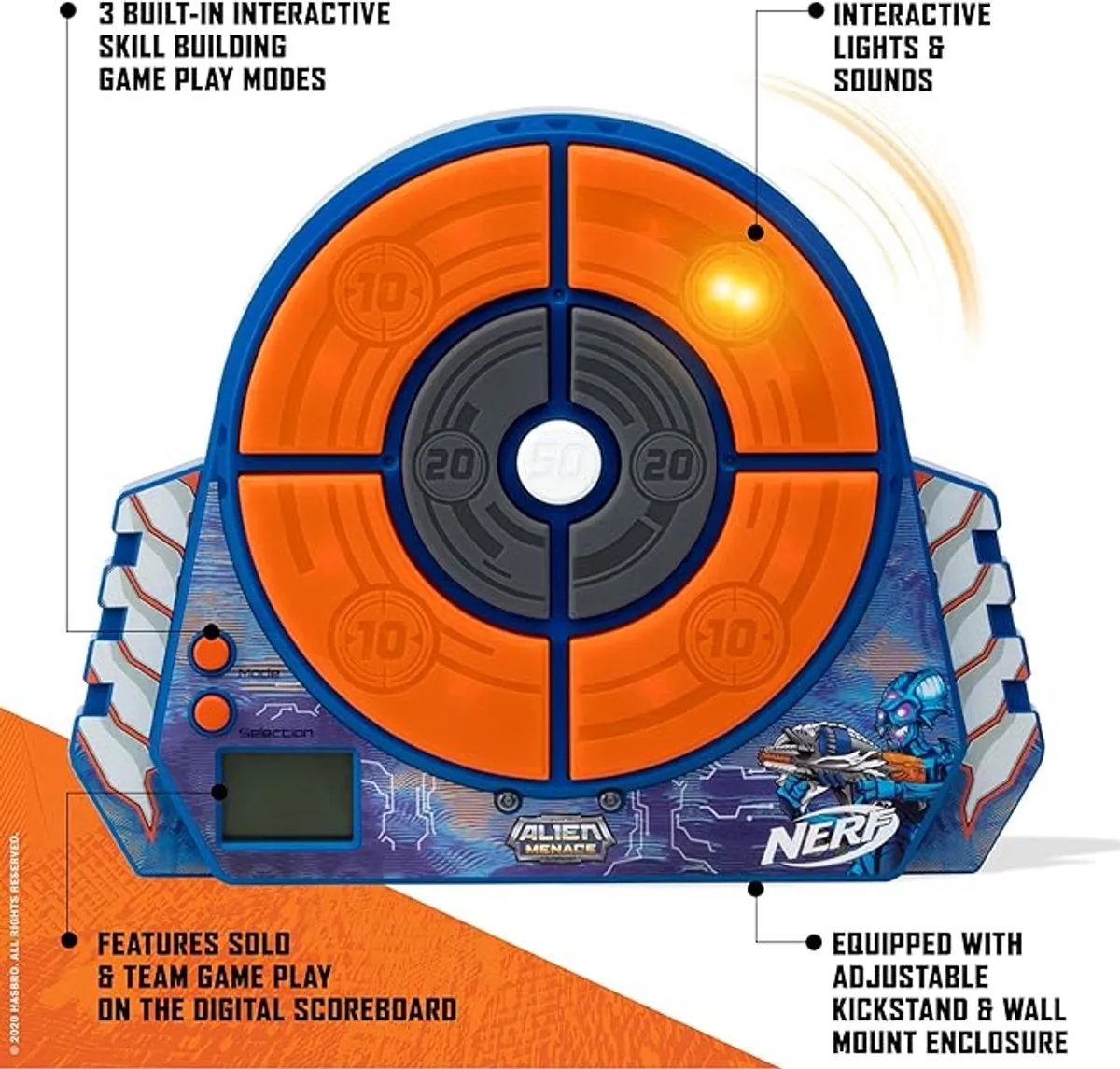 Nerf Alien Menace Digital Target 11603 - Interactief schietdoel