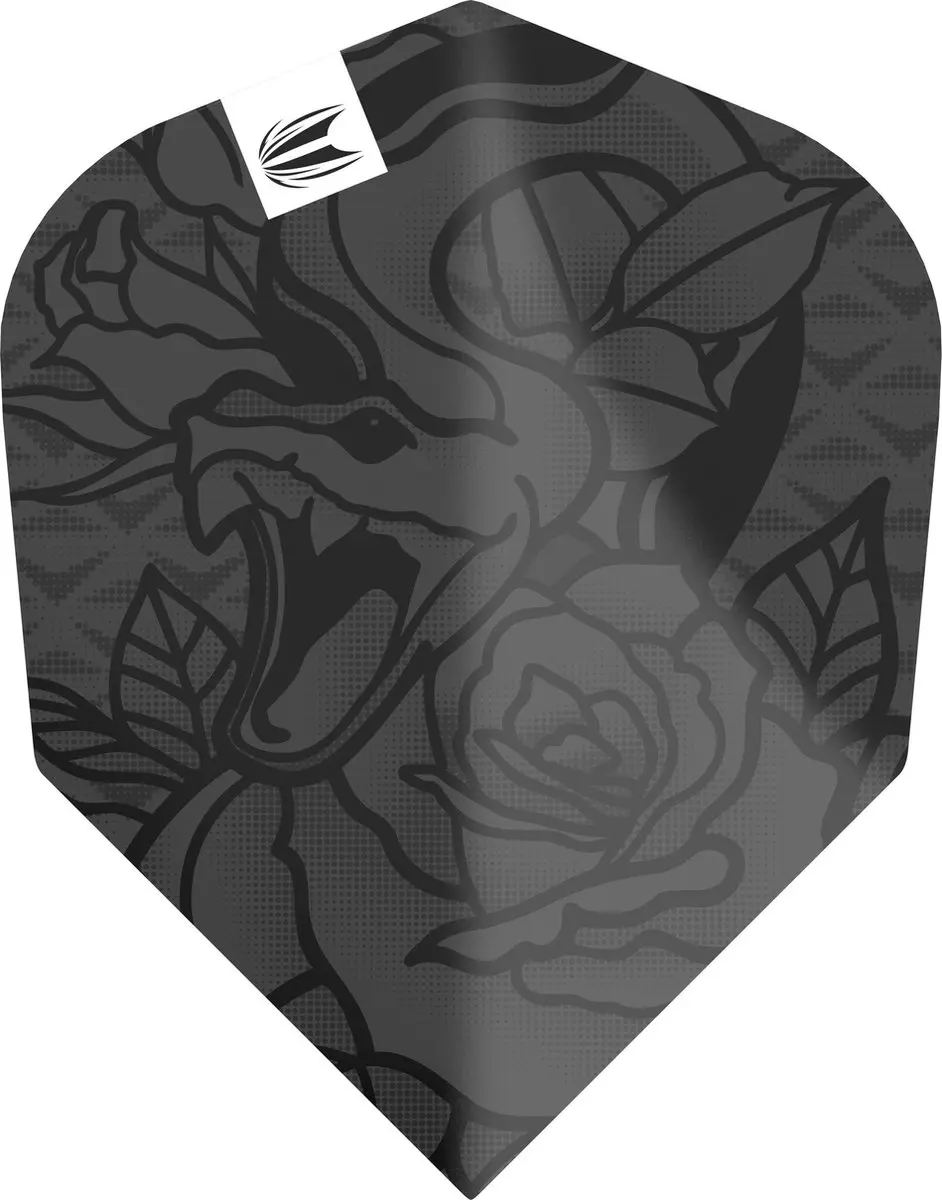Target Nathan Aspinall 337330 Dart Flights - 3 Stuks - Rood/Wit/Zwart