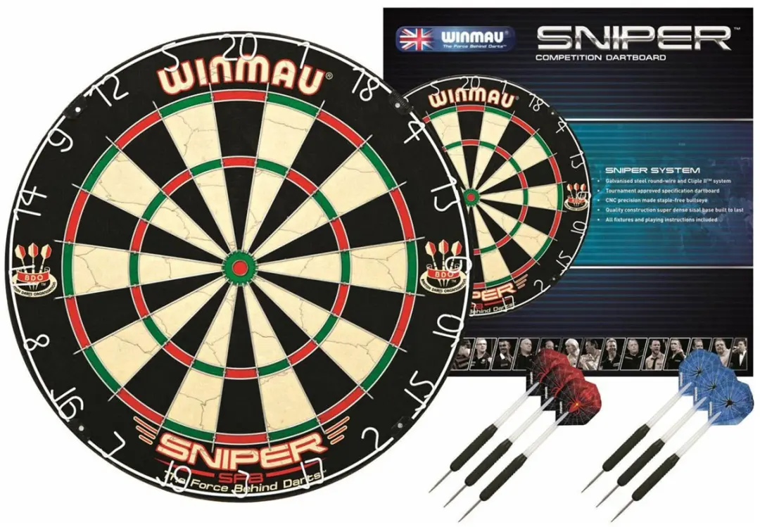 Winmau Sniper Dartbordset - 6 Pijlen 20g