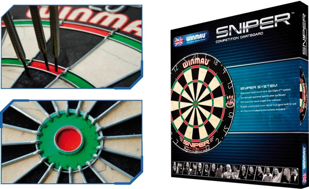 Winmau Sniper Dartbordset - 6 Pijlen 20g - afbeelding 6 van 6