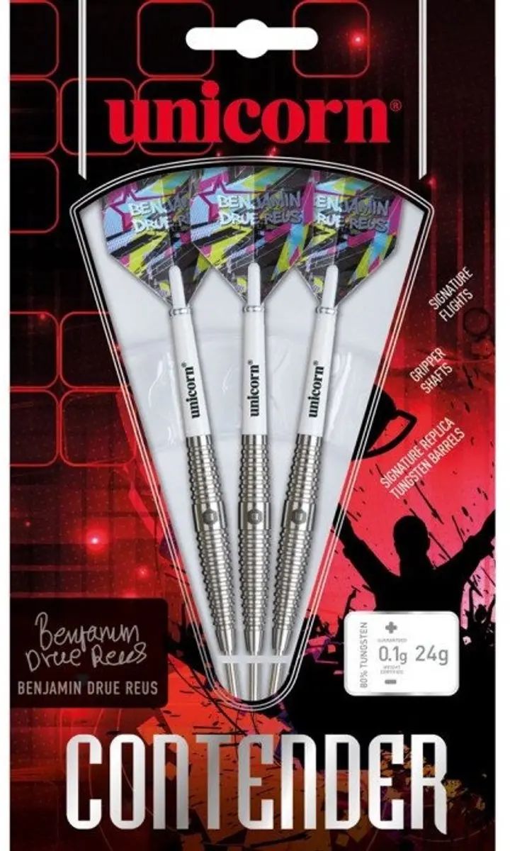 Unicorn Benjamin Drue Reus 80% Dartpijlen - 3 Stuks