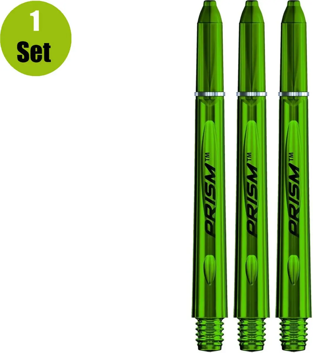 Winmau Prism Shaft Groen - 3 Stuks
