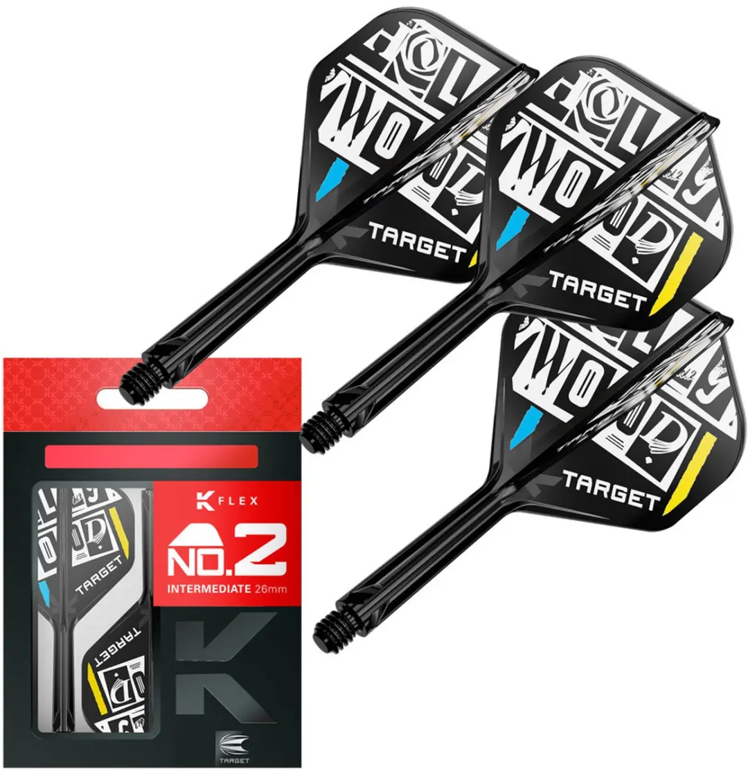 Target K-Flex Chris Dobey NO2 Dart Flights - 3 Stuks