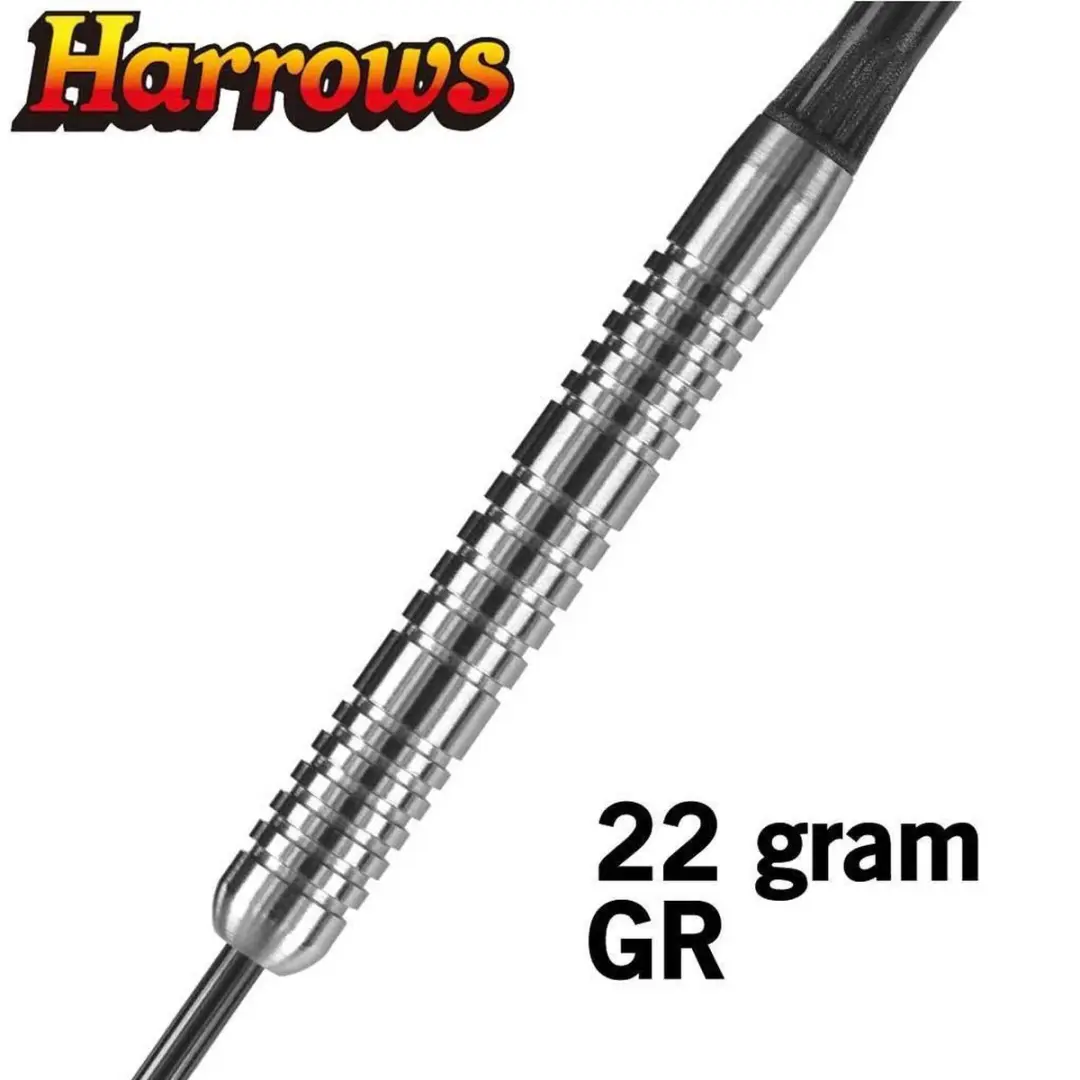 Harrows Assassin Standard 20gr Tungsten Darts - 3 Stuks - Grijs/Wit/Rood