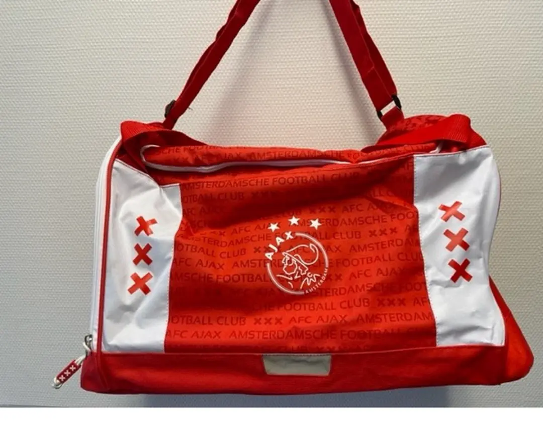 Ajax Sporttas M - 35L - Rood/Wit