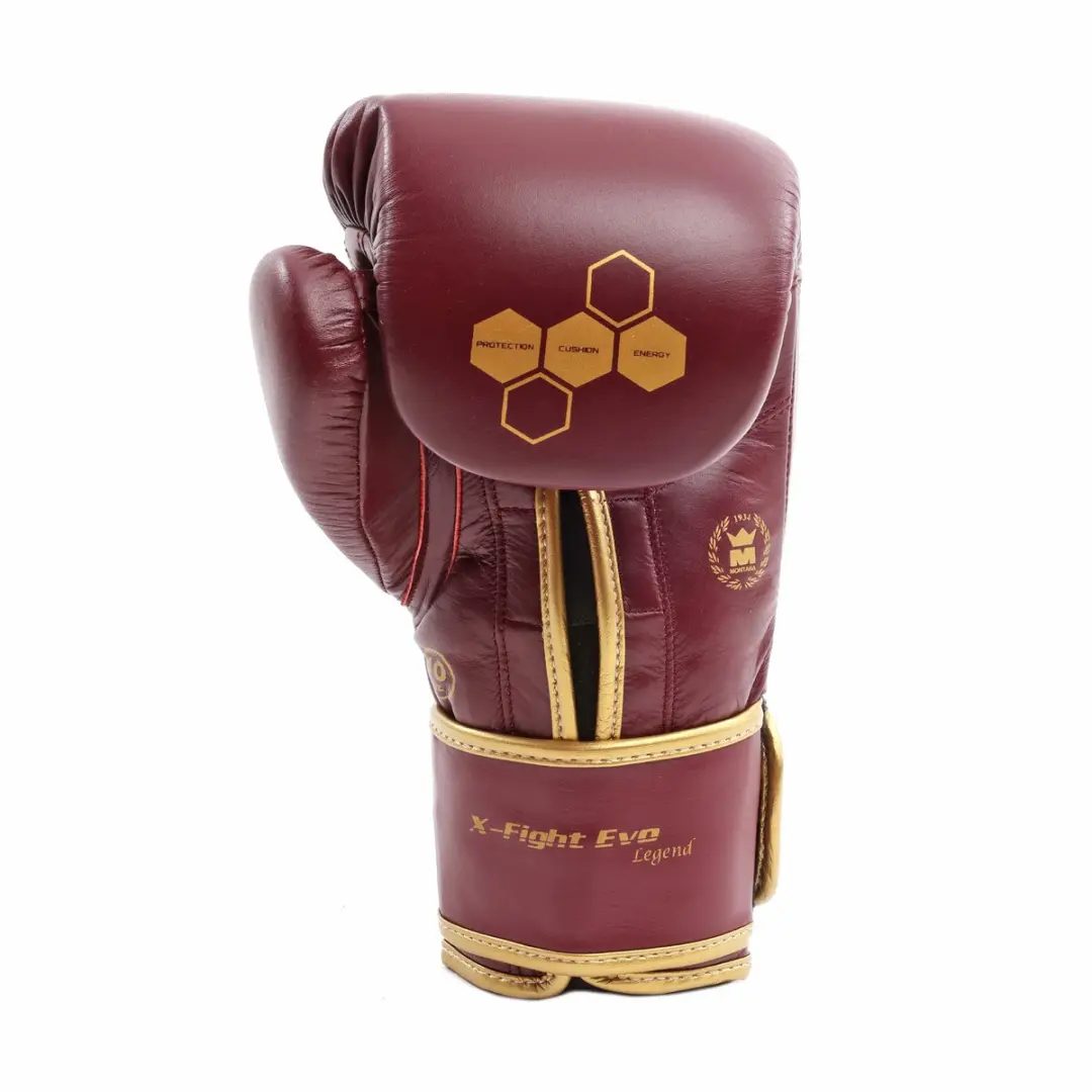 Montana X-Fight Bokshandschoenen 16 oz - Bruin - afbeelding 6 van 6