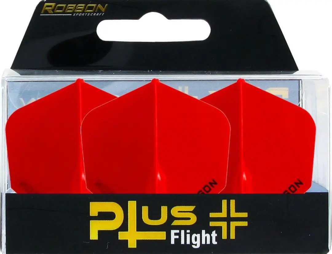 Bull's Robson Plus Flight Std. RO-51713 - 3 Stuks - Rood