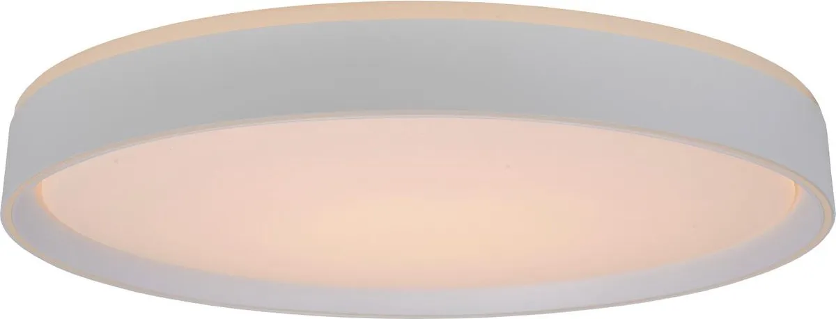 Lucide NURIA Plafondlamp Ø50cm - LED 3 StepDim 2700K - Wit