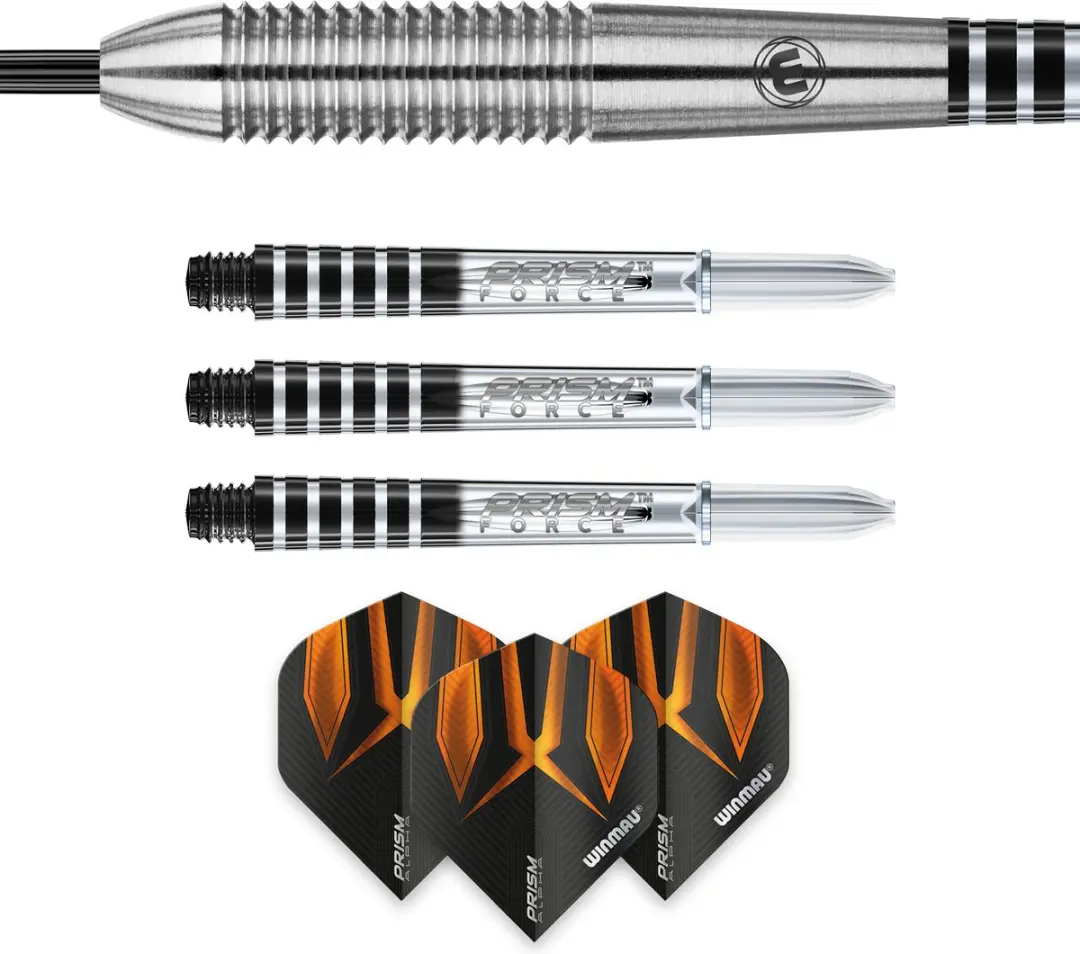 Winmau Vendetta 80% 26g Dartpijlen - 3 Stuks - Zilver