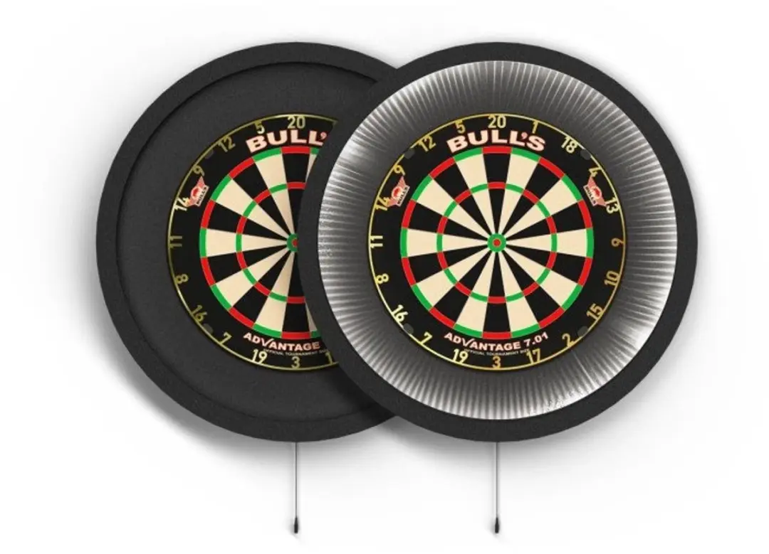 Bull's Lumo XL Dartbordverlichting - 360° LED - 120 LEDs - Extra Muurbeveiliging