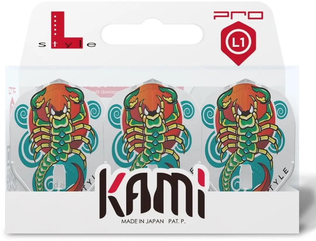 L-Style Champagne Flight L1 Kami Deta Hedman White Dart Flights - 3 Stuks